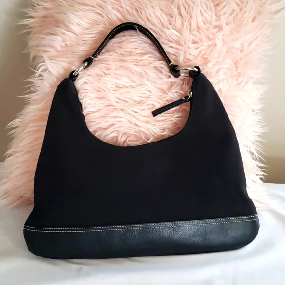 Banana Republic Factory Bags Banana Republic Factory Canvas Leather Hobo Bag Poshmark